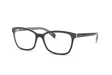 rayban, 5362, moterims, kvadratas, plastmasinis