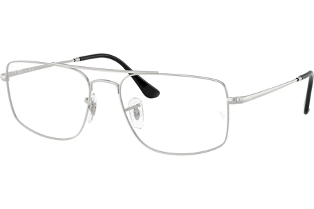 rayban, RX 6579, vyrams, stačiakampis, metalas