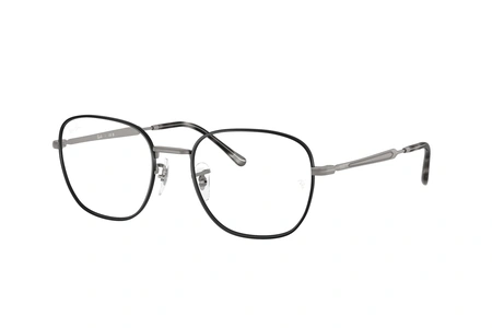 rayban, RX 6534, vyrams, kvadratas, metalas
