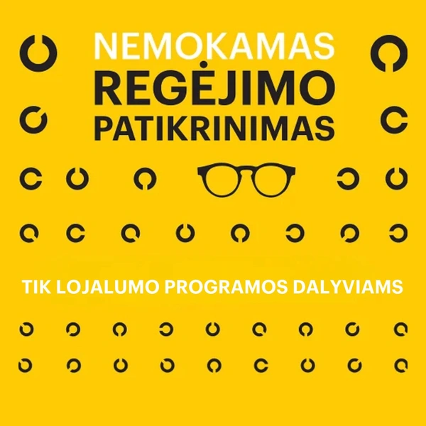 Nemokamas regėjimo patikrinimas