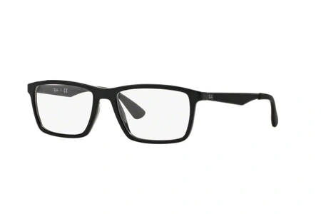 rayban, RB 7056, vyrams, kvadratas, plastmasinis