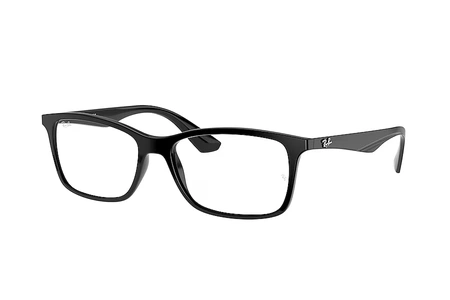 rayban, RB 7047, vyrams, stačiakampis, plastmasinis