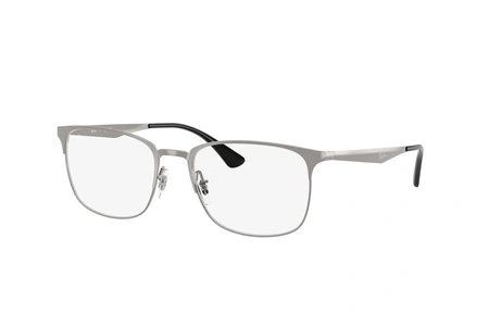 rayban, RX 6421, vyrams, kvadratas, metalas