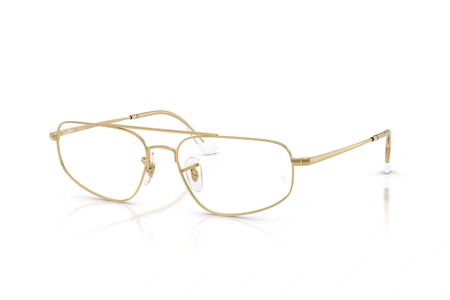 rayban, RX 6550, vyrams, stačiakampis, metalas