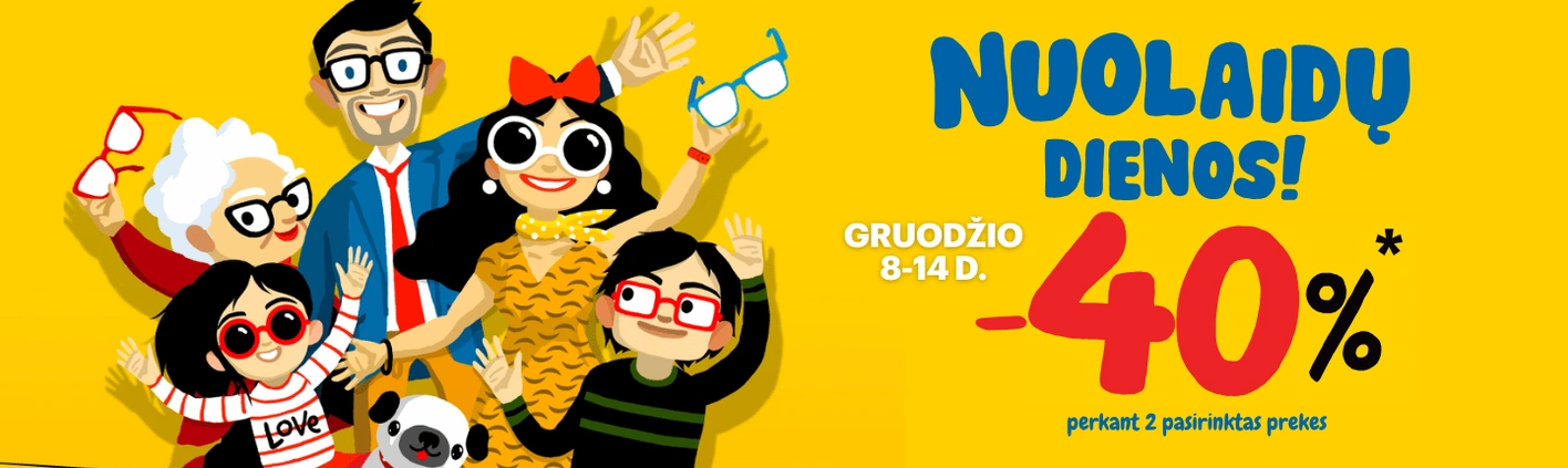 Nuolaidų dienos!