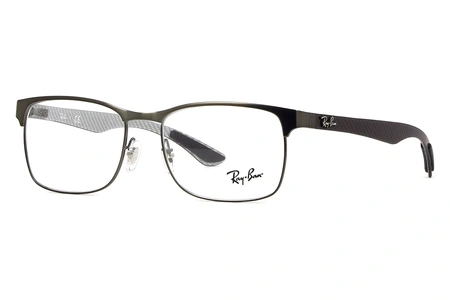 rayban, RX 8416, vyrams, stačiakampis, metalas