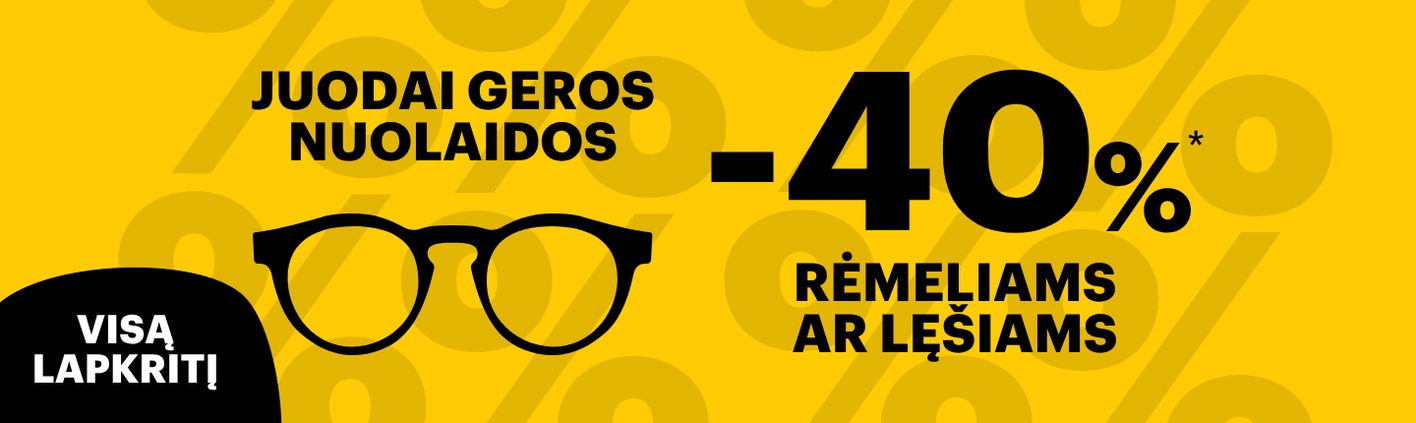 Juodai gerų nuolaidų mėnuo