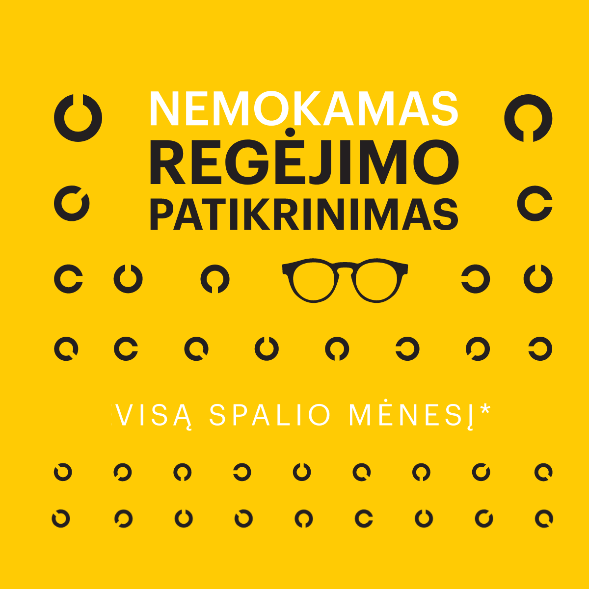 Nemokamas regėjimo patikrinimas