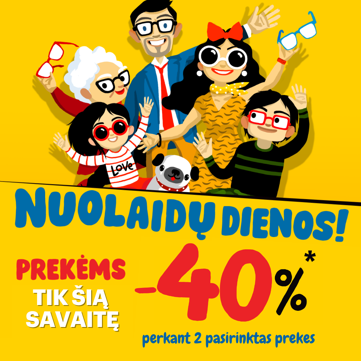 Nuolaidų dienos!