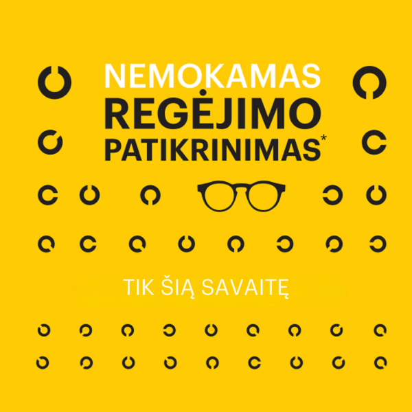 Nemokamas regėjimo patikrinimas