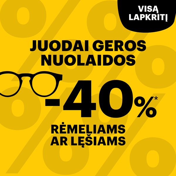 Juodai gerų nuolaidų mėnuo