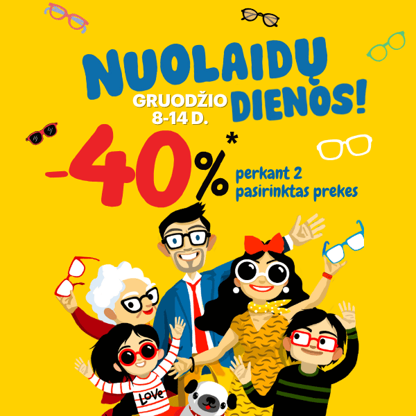 Nuolaidų dienos!